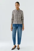 Oui Blouse 0100416 Bruin 3