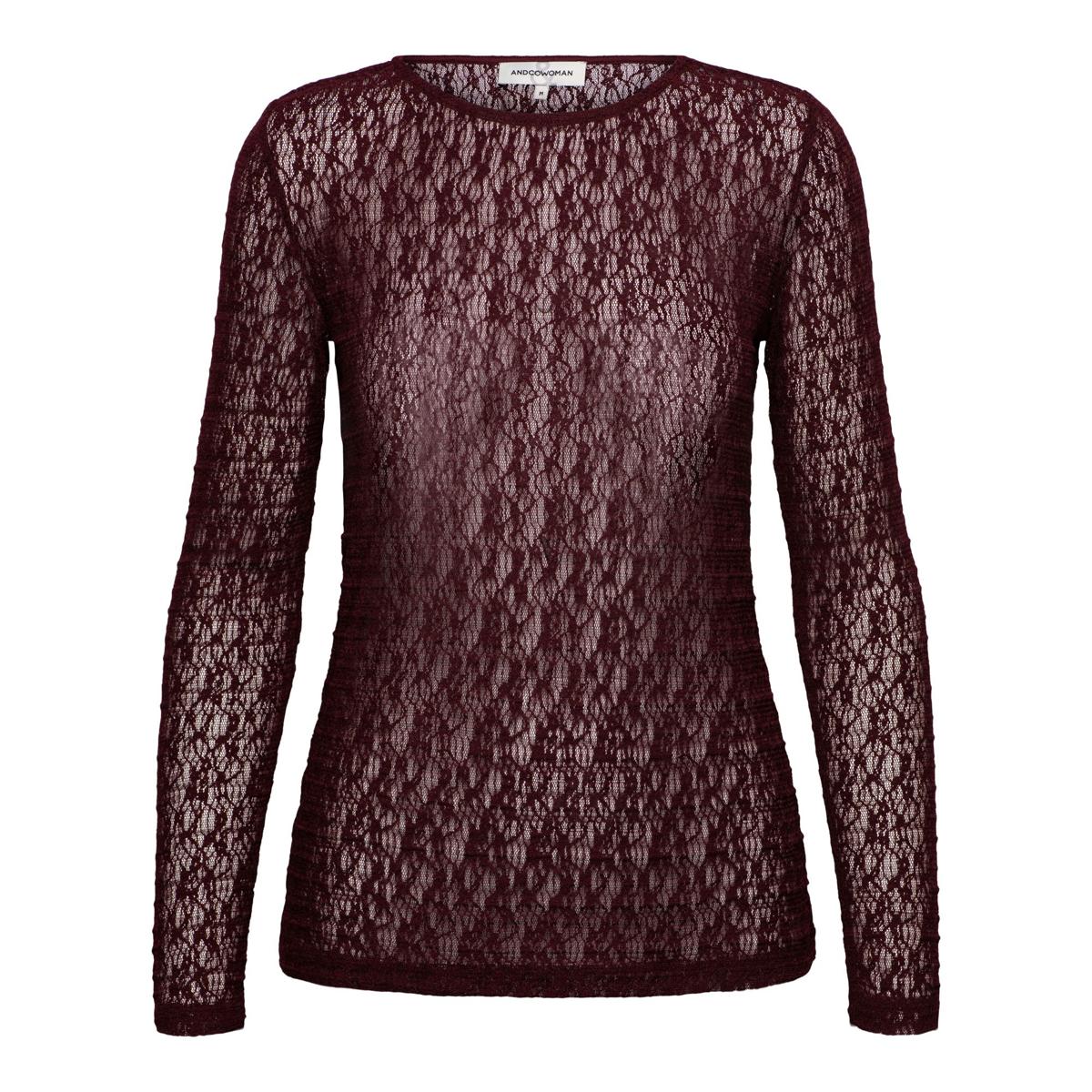 &Co Woman Longsleeve TO390 Rood 1