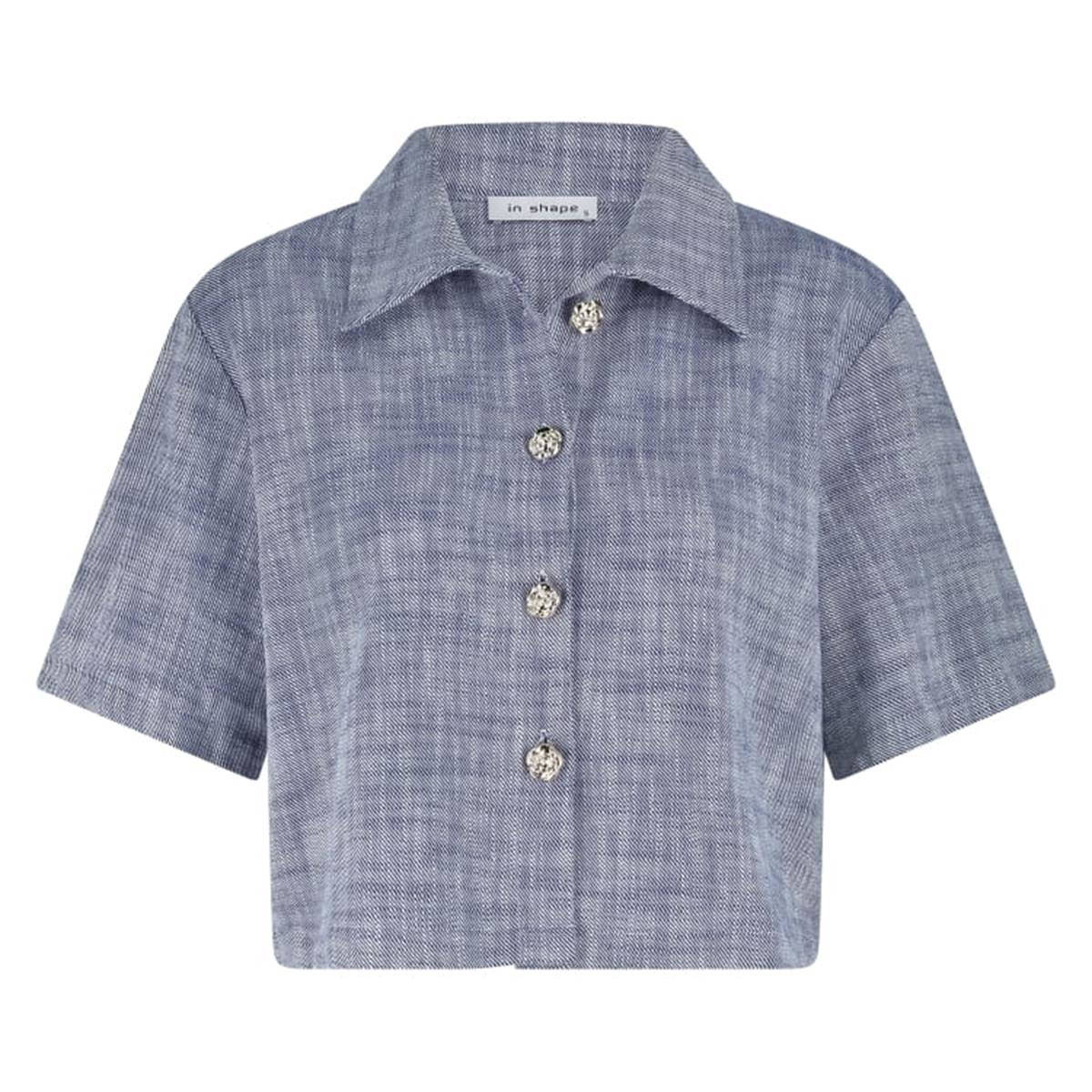 InShape Blouse Klaver Blauw 1