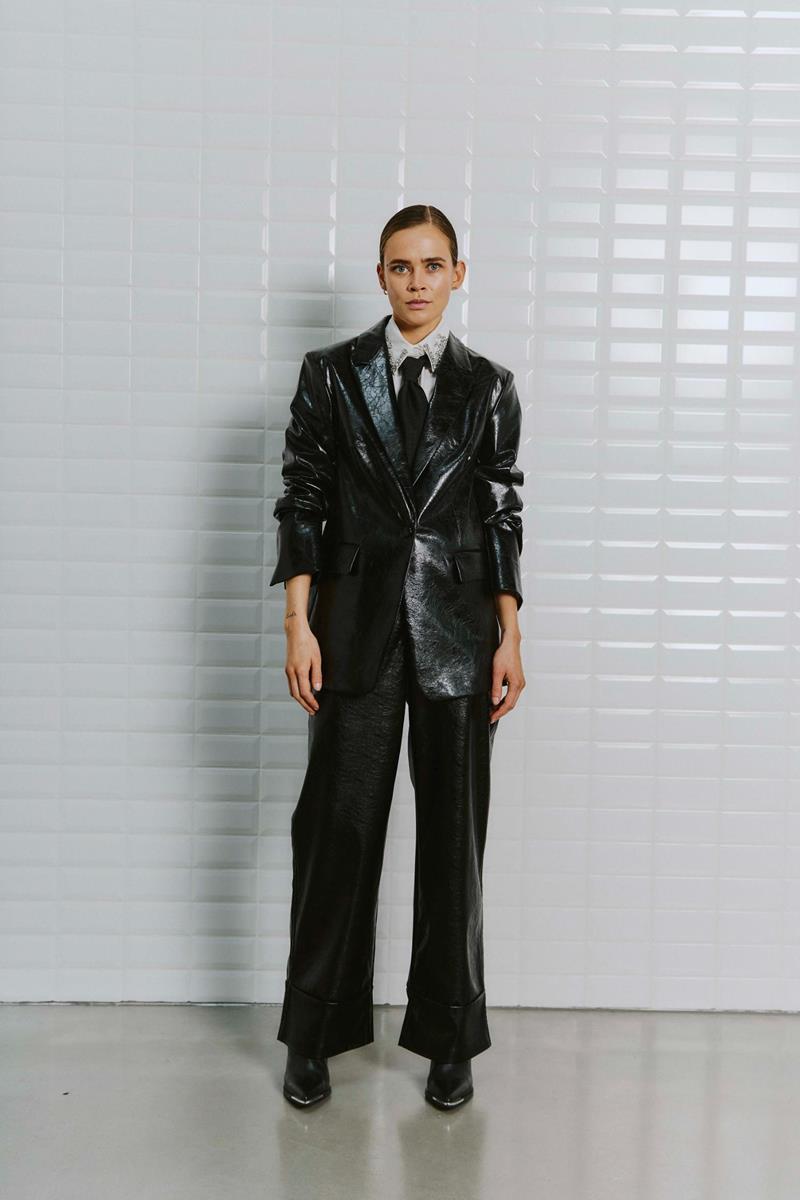 WithBlack Pantalon Lucca Zwart 1