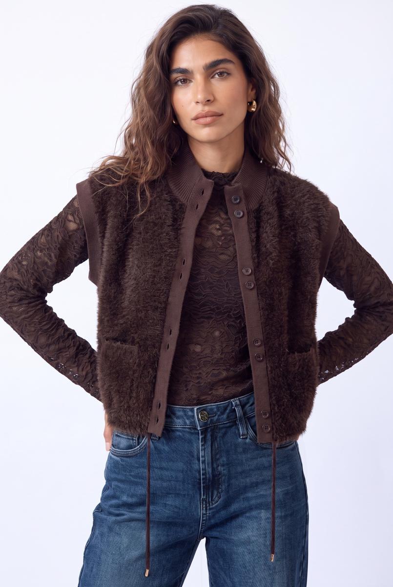 Florèz Vest CR0767 Bruin 2