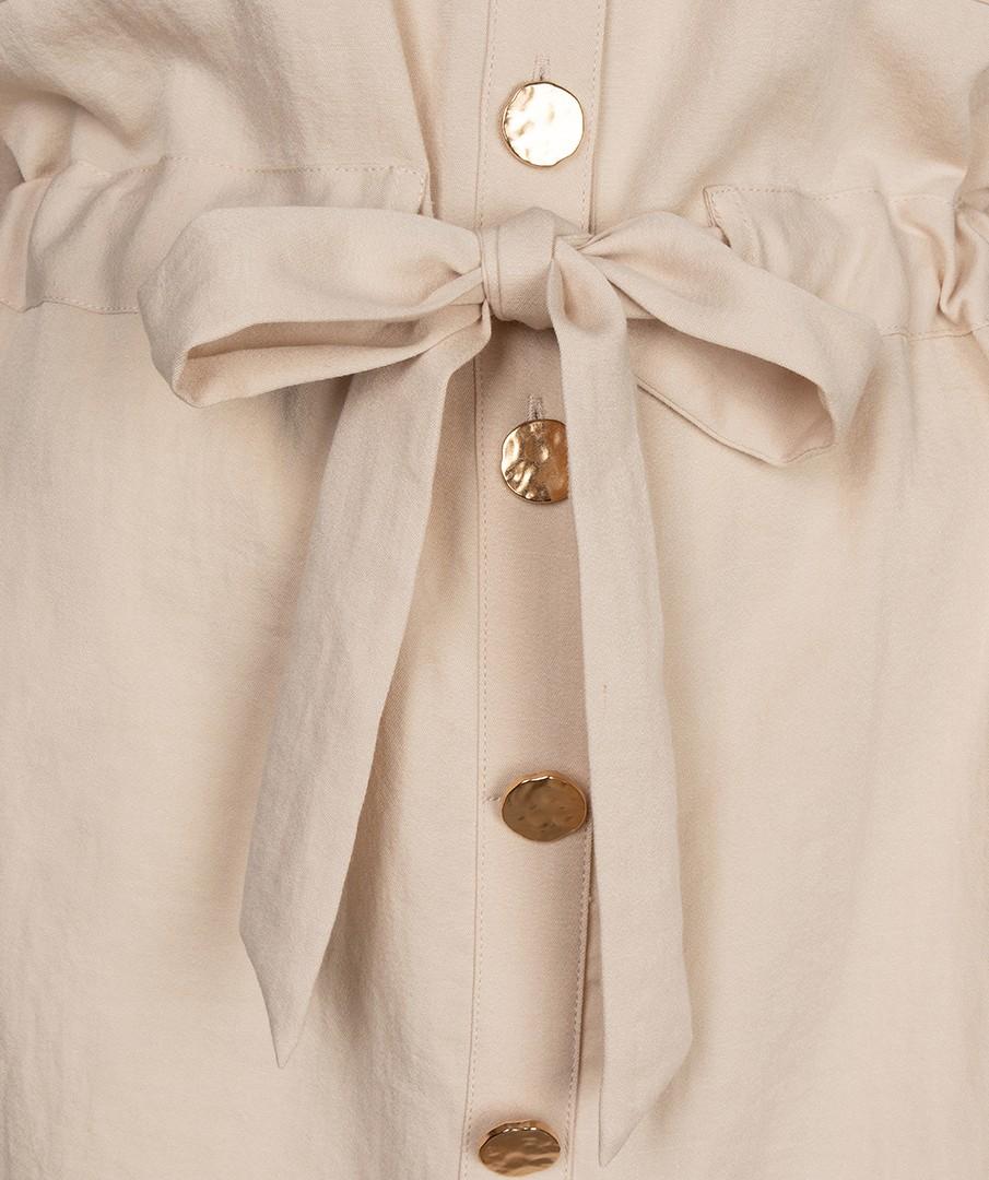 EsQualo Jurk SP26.10036 Beige 6