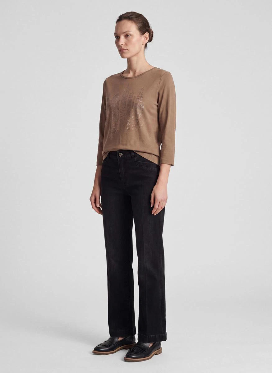 Rabe Longsleeve 57-123313 Taupe 1