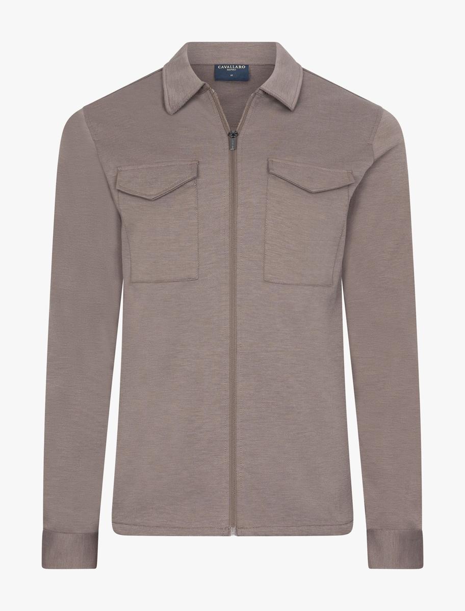 Cavallaro Overshirt 123265031 Taupe 1