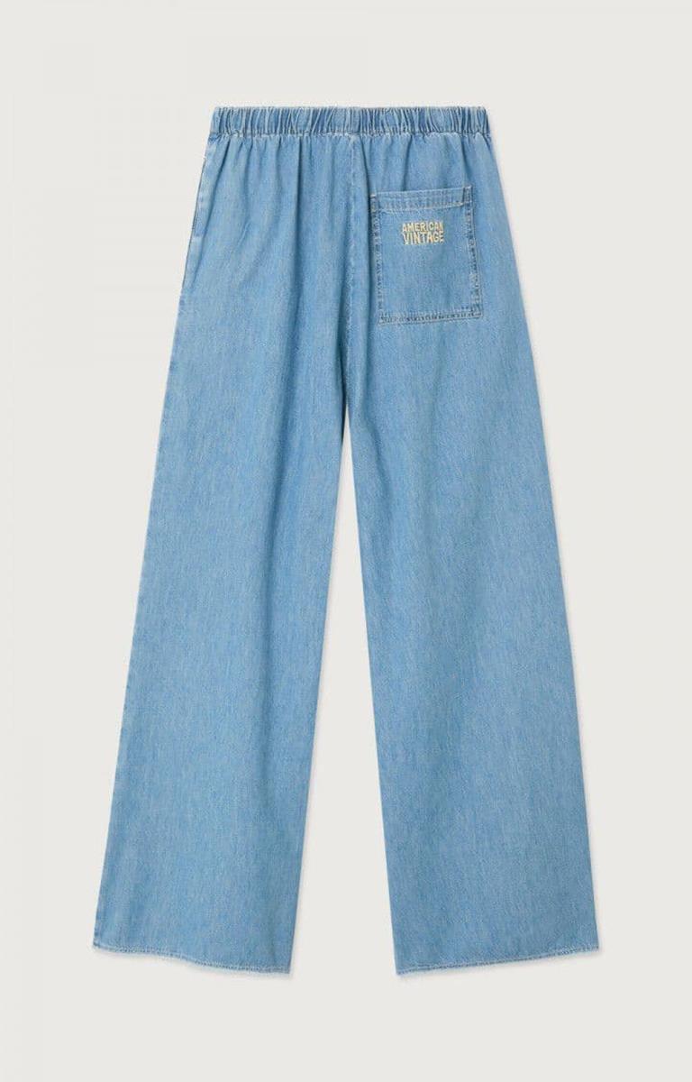 American Vintage Pantalon Izeway Blauw 4