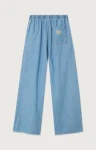 American Vintage Pantalon Izeway Blauw 4