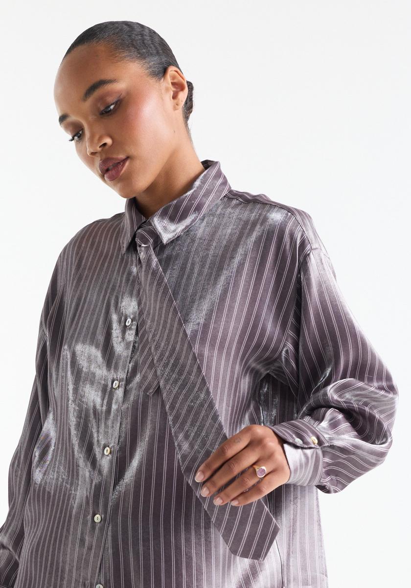 Jansen Amsterdam Blouse INGE W26.4 Paars 2