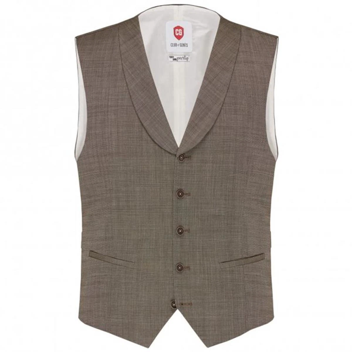 Club of Gents Gilet Philipp Grijs 1