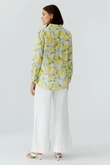 Oui Blouse 0097535 Geel 3
