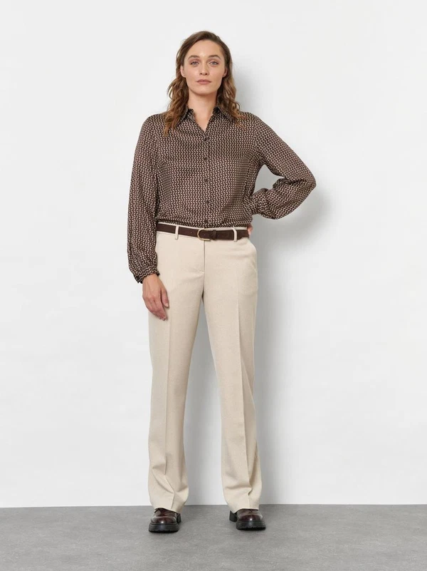 TONI Pantalon Jenny Wide Beige 1