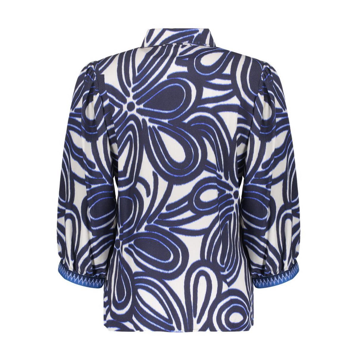 Geisha Blouse 63250-20 Blauw 3