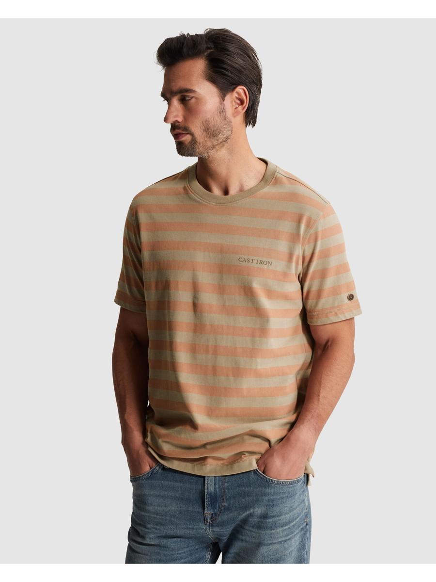 Cast Iron T-Shirt CTSS2603569 Oranje 1