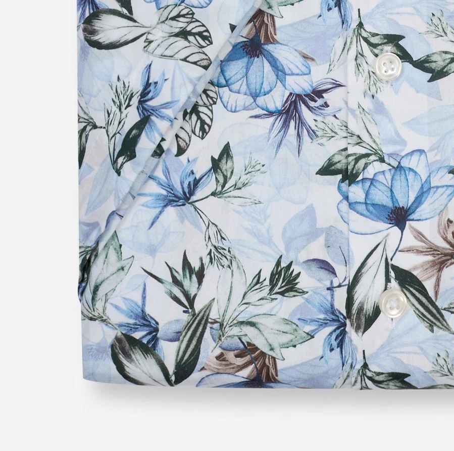 Olymp Overhemd 123412 Blauw 4