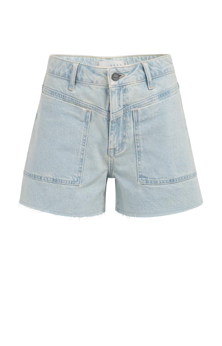 YAYA Short 01-321030-604 Blauw 2