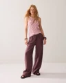 Summum Pantalon 4s2984-12477 Paars 1