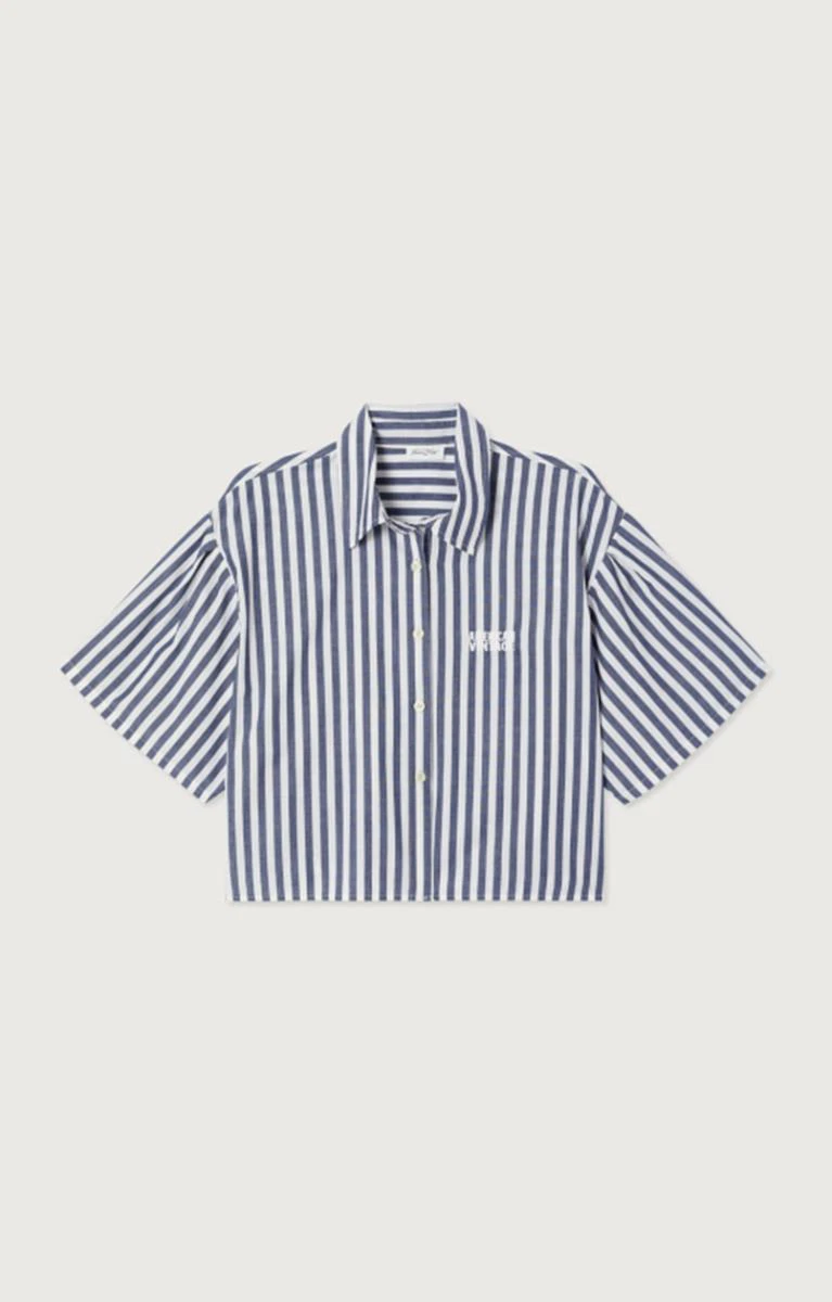 American Vintage Blouse Vextown-blousess Blauw 1