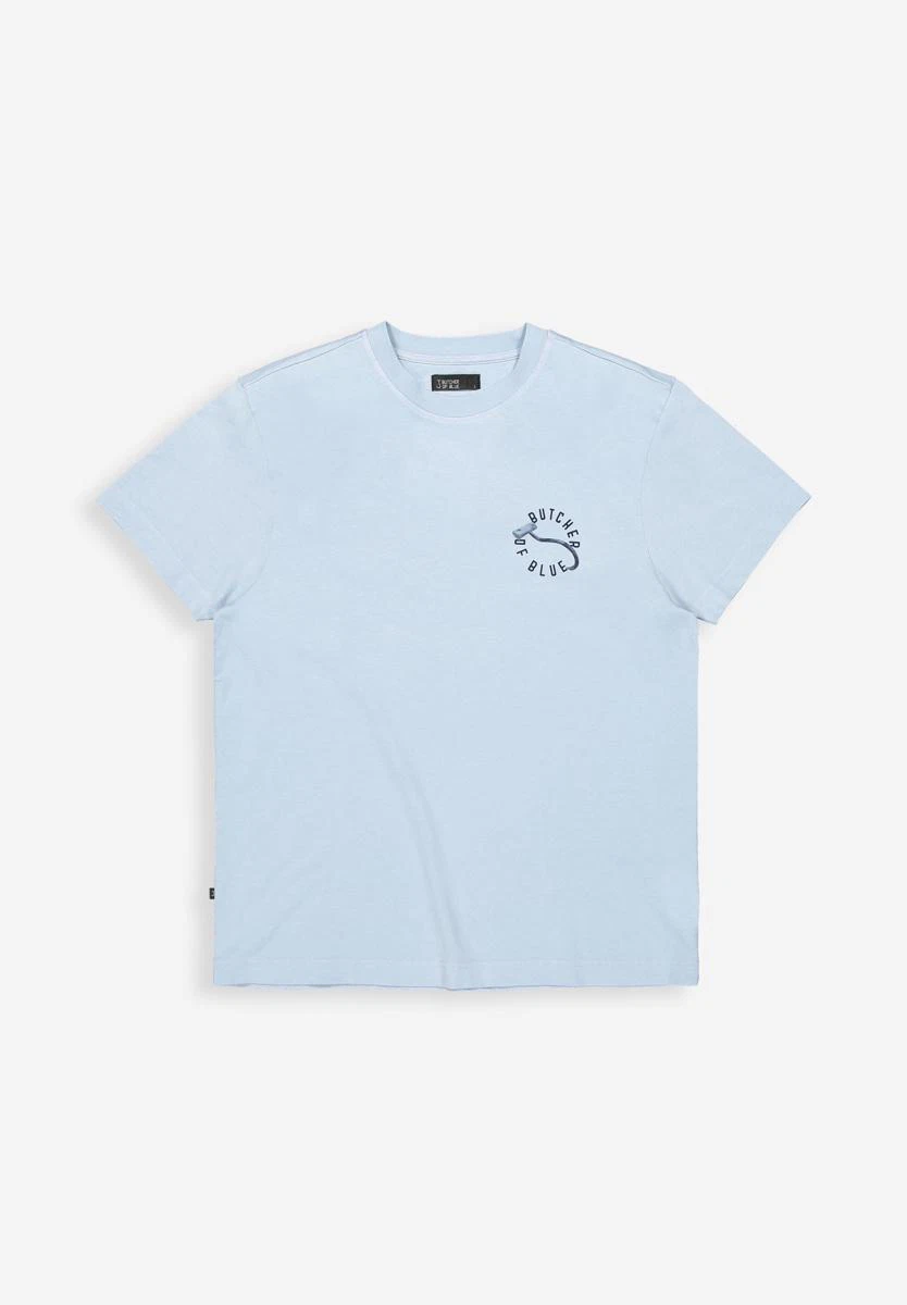 Butcher of Blue T-Shirt Vintage Hook Blauw 2