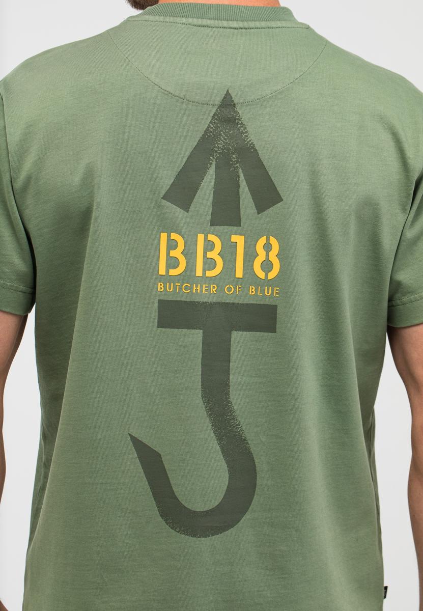 Butcher of Blue T-Shirt M2613048 Groen 6