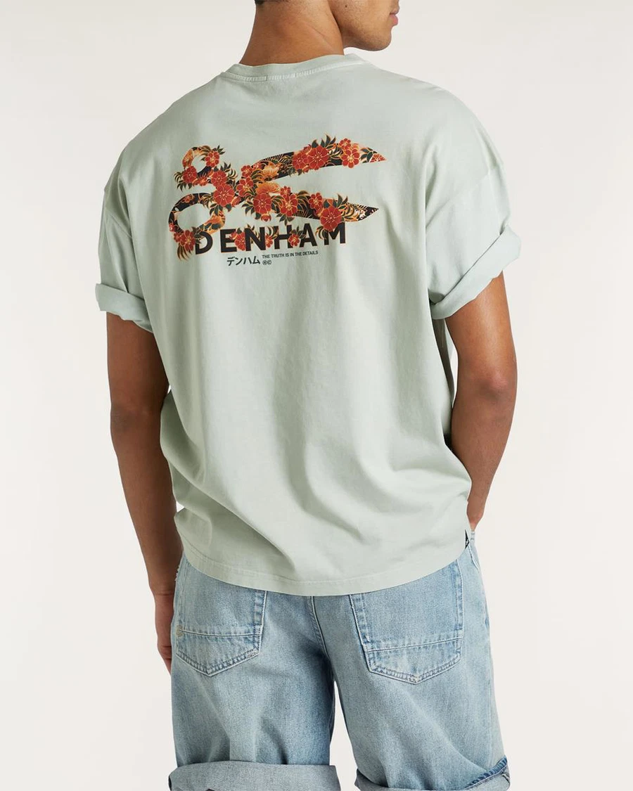 Denham T-Shirt Flowy Groen 3
