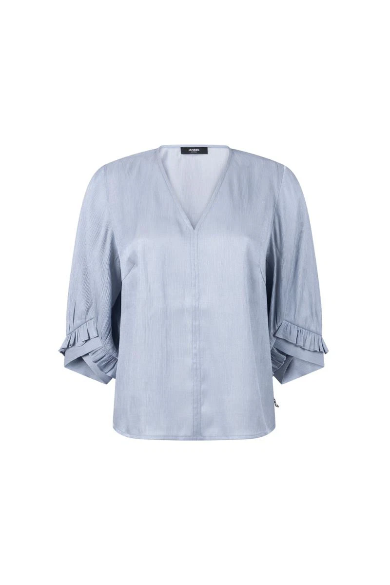 Jansen Amsterdam Blouse Nisa Blauw 2