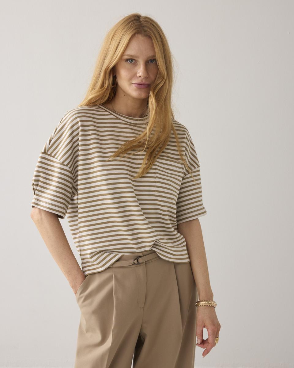 Summum T-Shirt 3s5290-30754 Beige 1