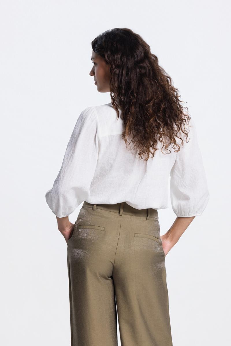 Jansen Amsterdam Blouse Pieke Off-White 3