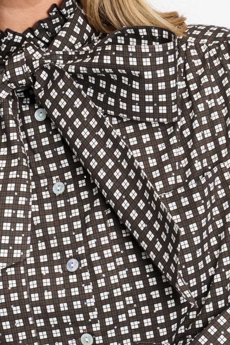 POM Amsterdam Blouse SP9732 Bruin 4