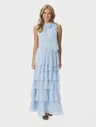 Neo Noir Jurk Marli Solid Blauw 1