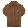 NUKUS Blouse Julietta Taupe 1