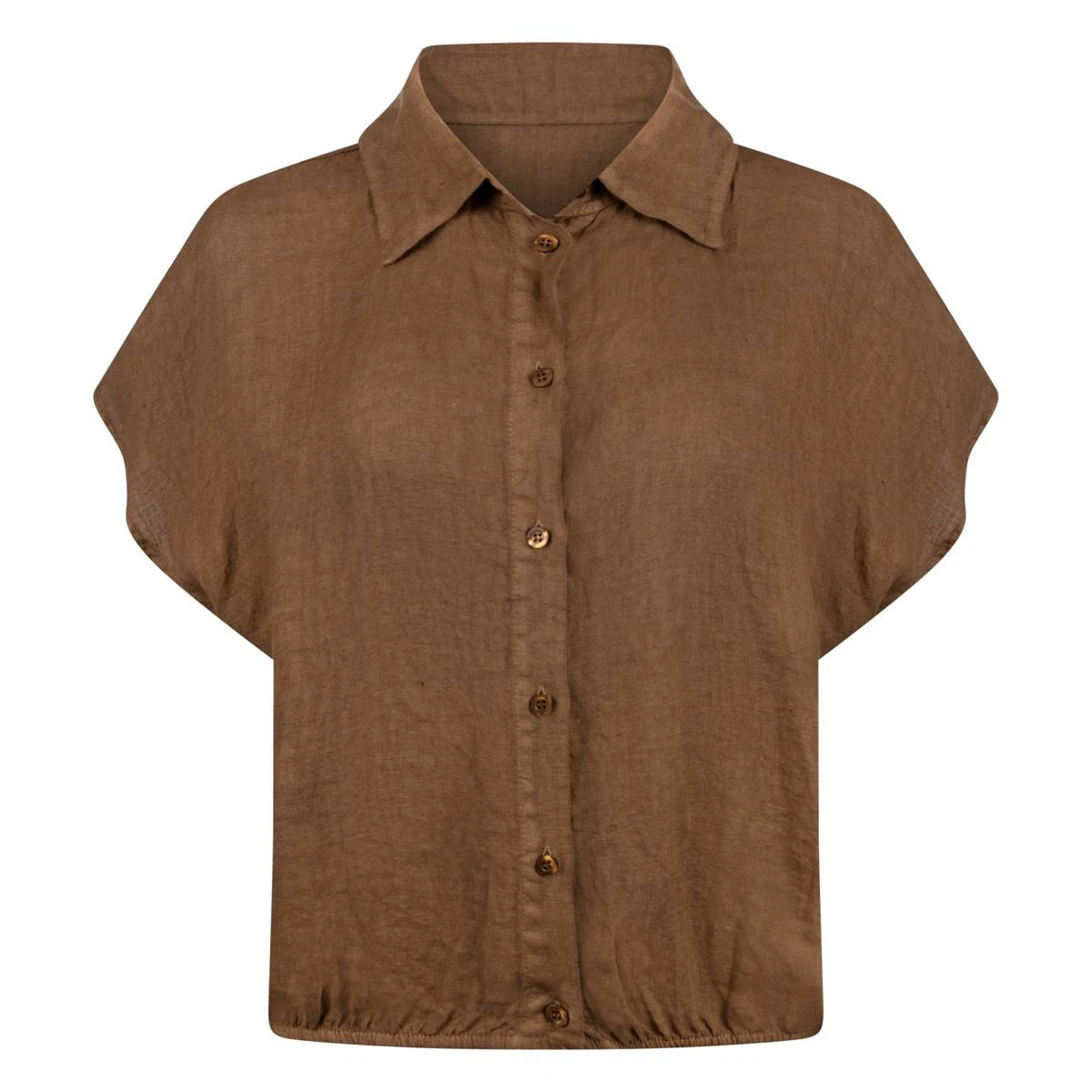 NUKUS Blouse Julietta Taupe 1