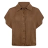 NUKUS Blouse Julietta Taupe 1