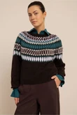 Studio Anneloes Trui Femmy fairisle pu Paars 4
