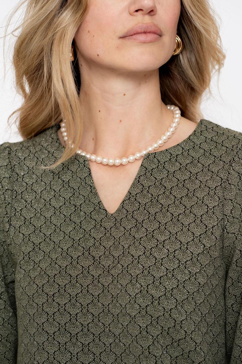 Geisha Blouse 52530-20 Groen 4