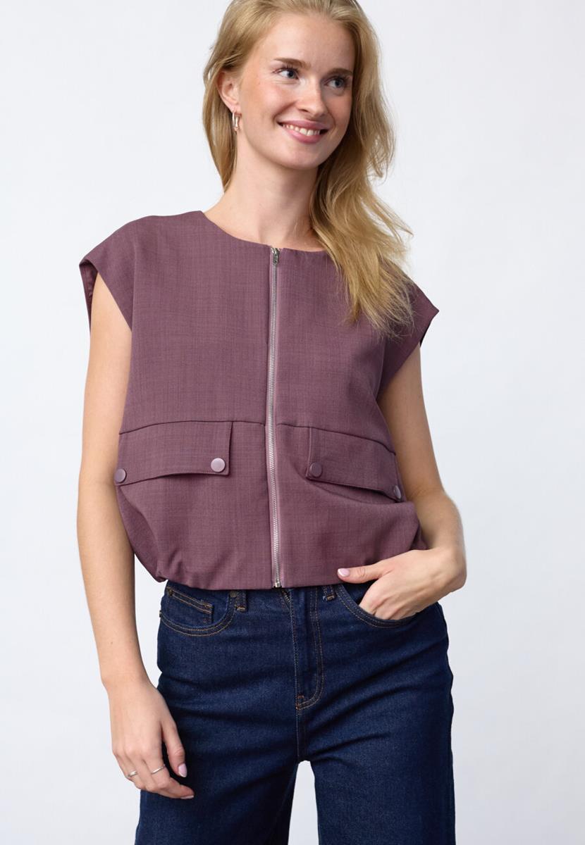 Sisters Point Gilet Garwin-Ve3 Paars 1