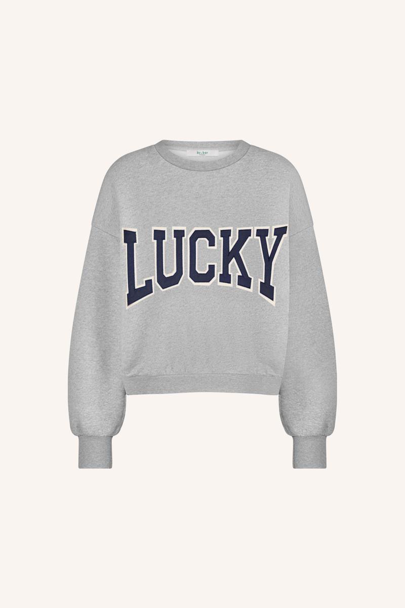 By-Bar Sweater Bibi Patchwork Sw Grijs 2