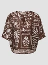 LeComte Blouse 56-624107 Bruin 2