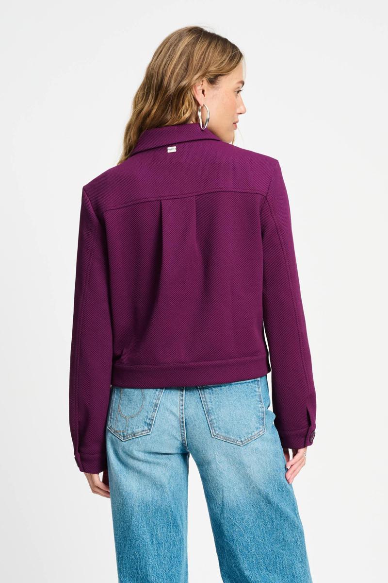 POM Amsterdam Blazer Iris Plum Paars 3