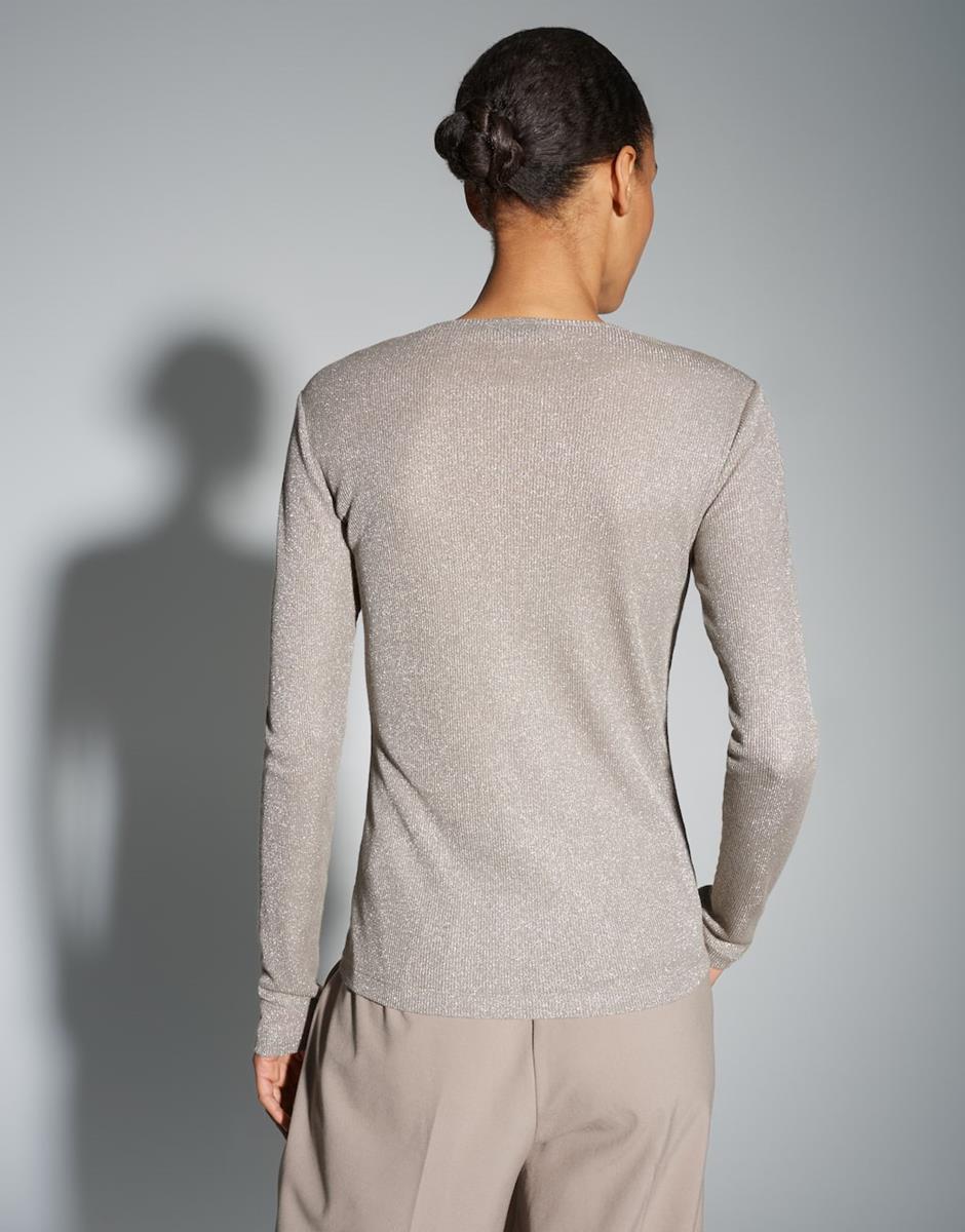 OPUS Longsleeve Sosmica Taupe 3