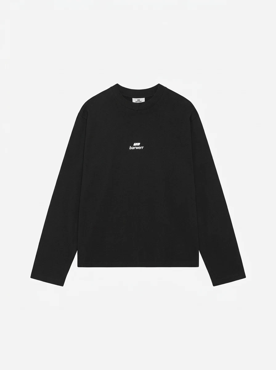 Bareen Longsleeve Logo Zwart 1