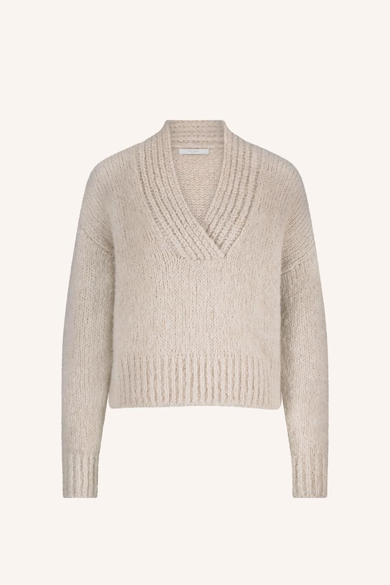 By-Bar Trui Perle Pullover Off-White 2