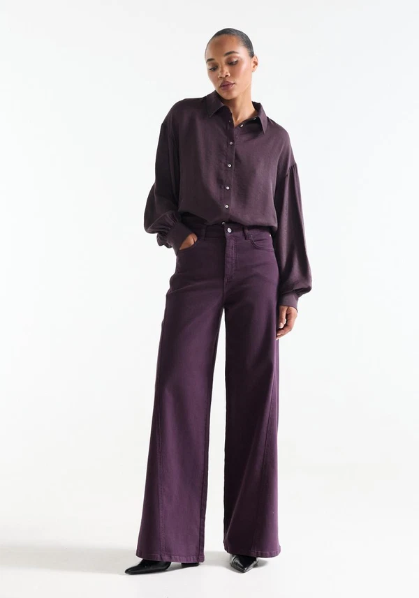 Jansen Amsterdam Pantalon JONE W26.4 Paars 1
