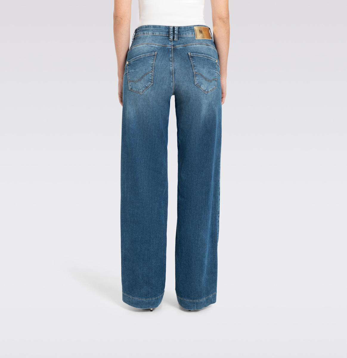 MAC Jeans Rich Palazzo 5233-90-0391L Blauw 3