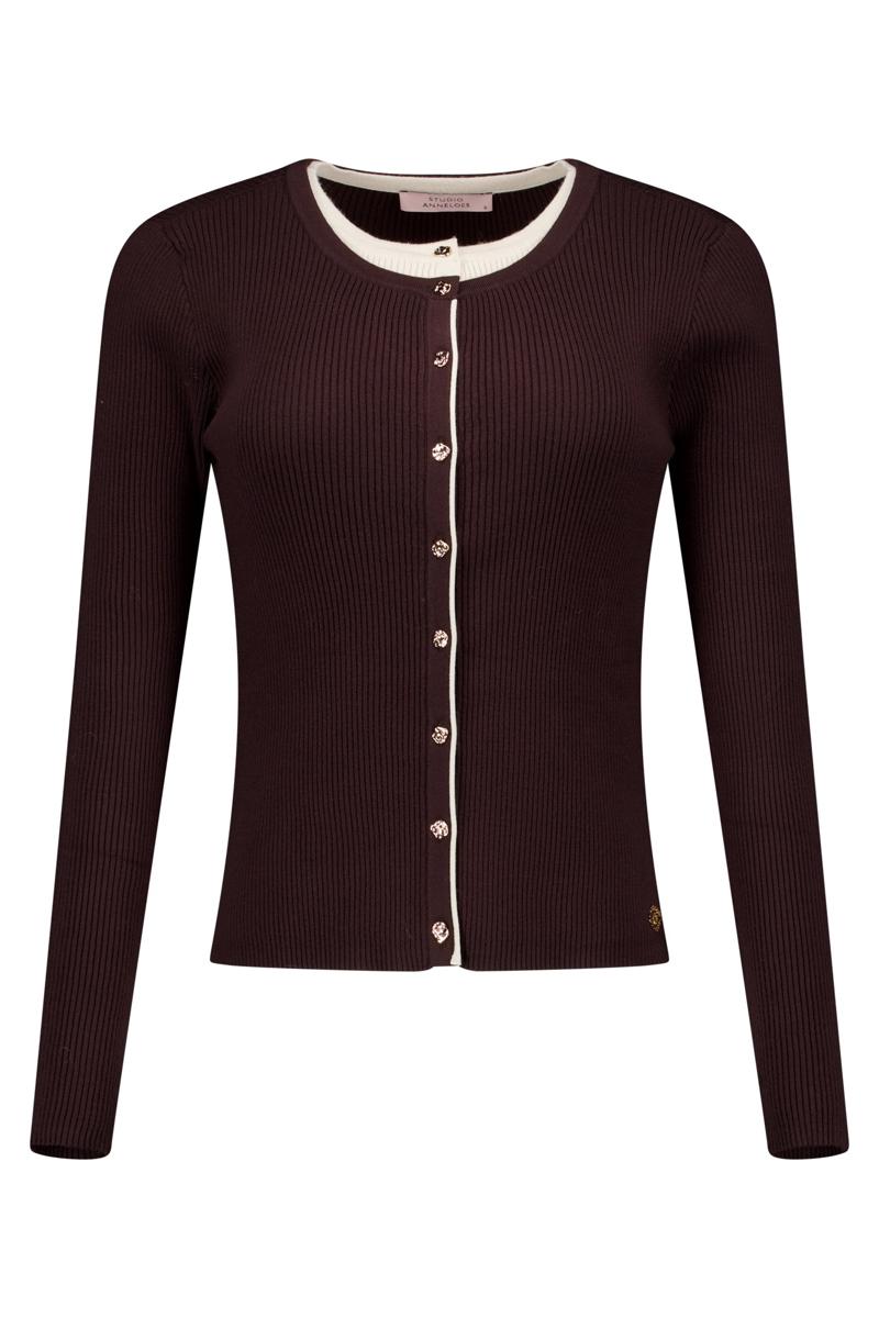 Studio Anneloes Vest Sienna Bruin 2