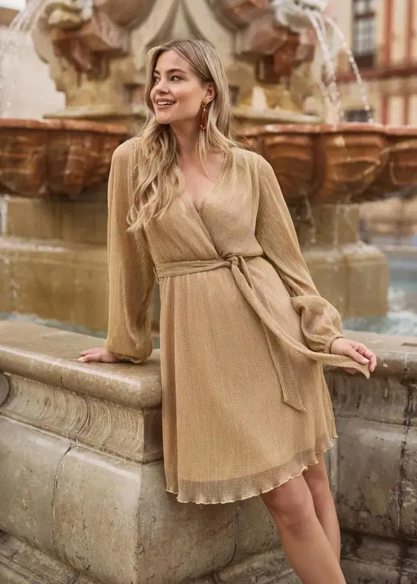 Freebird Jurk Dalena Goud 1