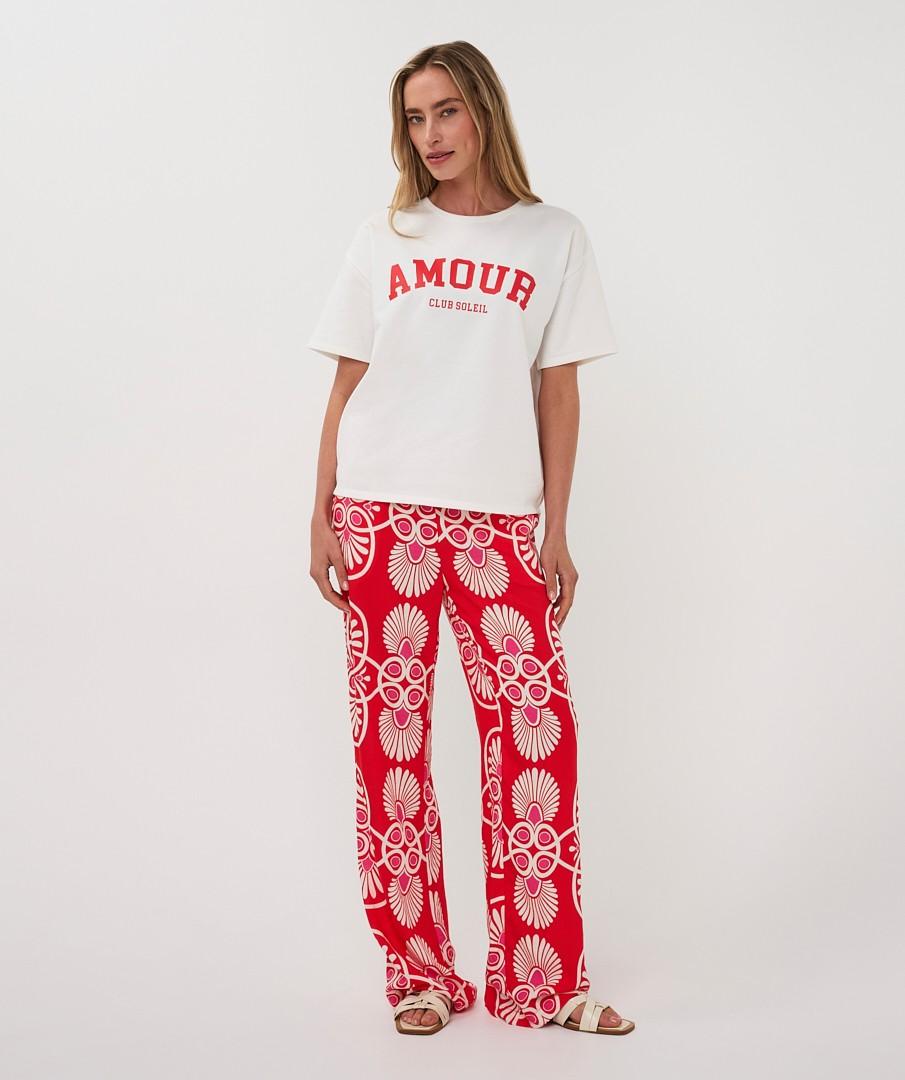 EsQualo T-Shirt HS26.05215 Rood 5