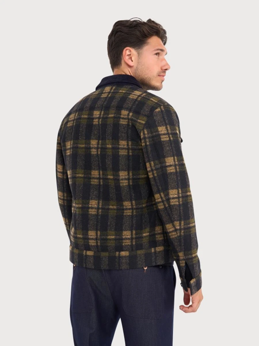 Blue Industry Overshirt MILANO-W26-M8 Blauw 3