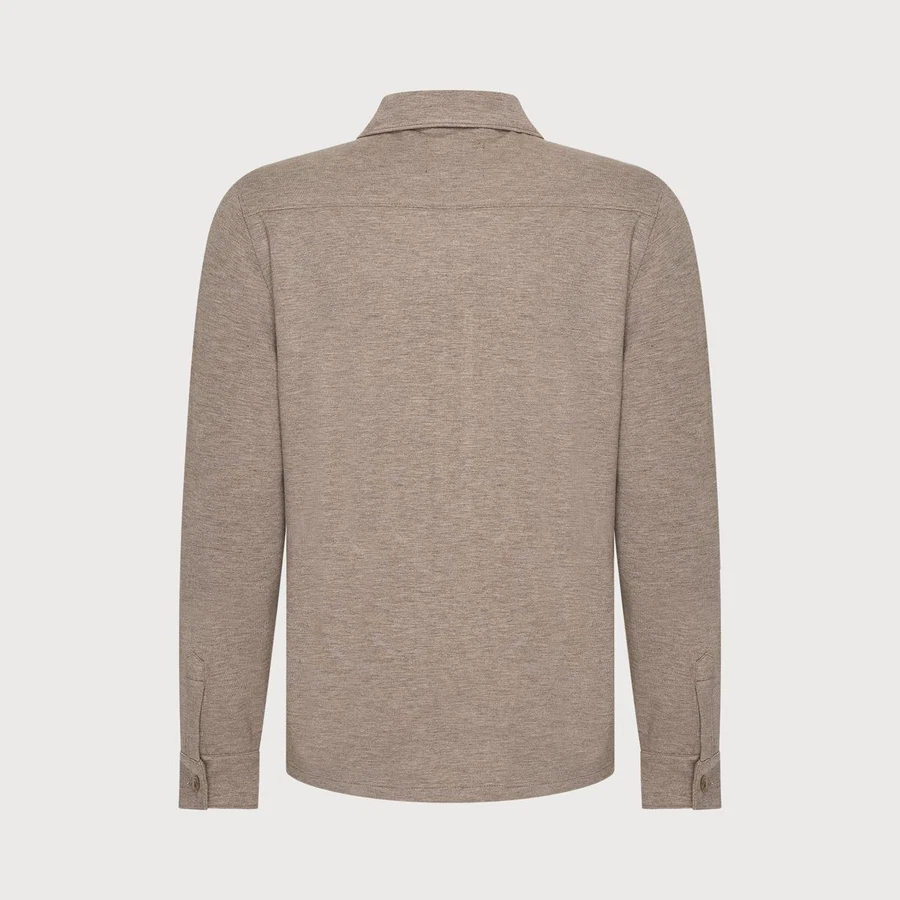 Blue Industry Overshirt PisaS26-M33 Taupe 2