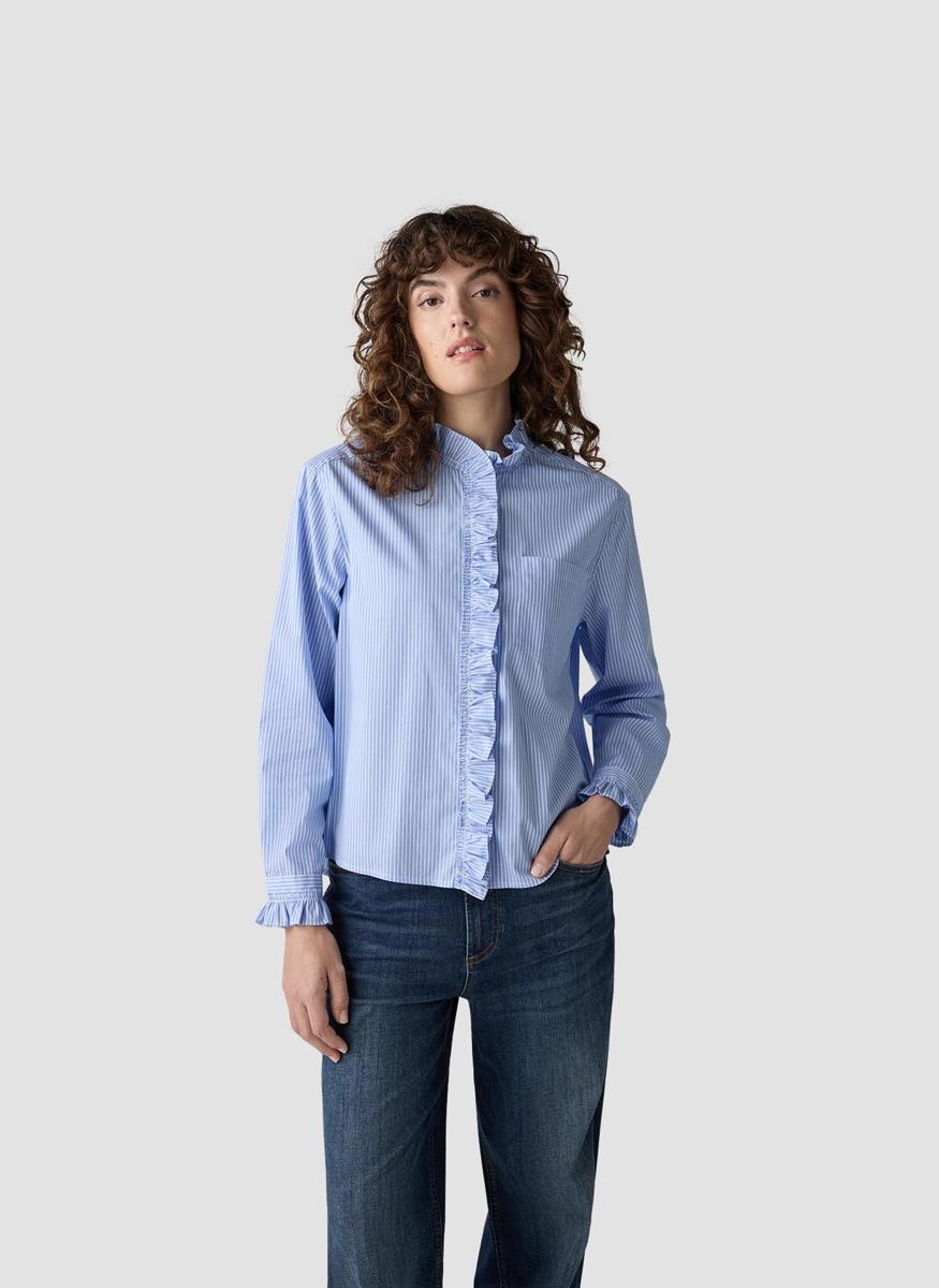 Le Comte Blouse 55-624103 Blauw 2