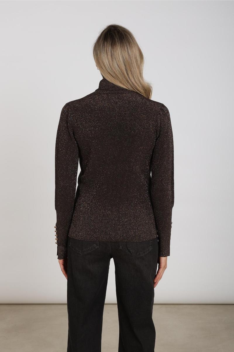 NUKUS Trui NKF03048 Bruin 5