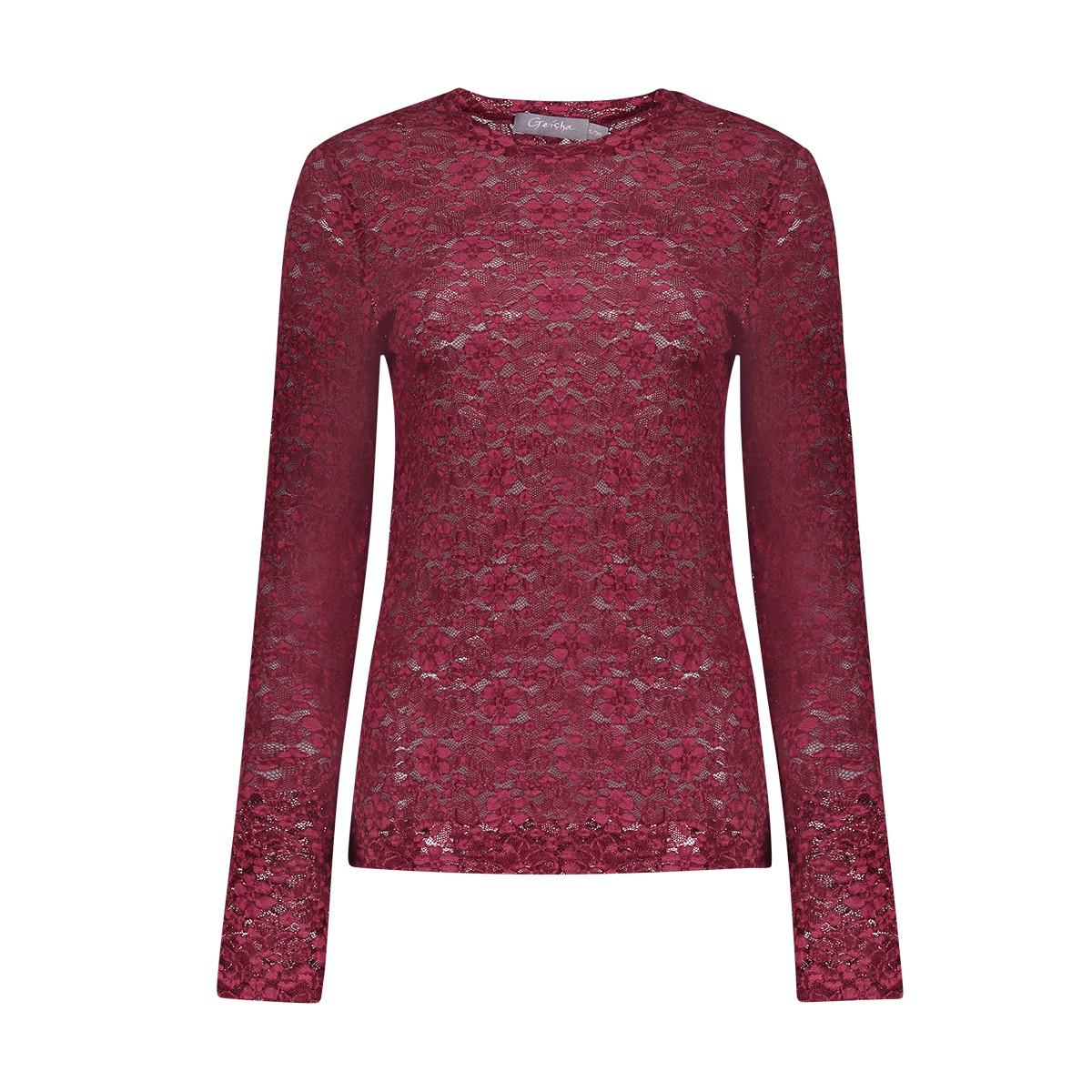 Geisha Longsleeve 62586-14 Rood 1